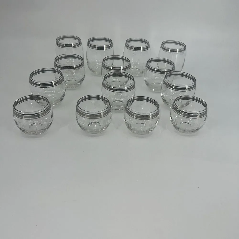 Dorthy Thorpe Style Roly Poly Glasses 14 Piece Set 3 Sizes In The Set‎